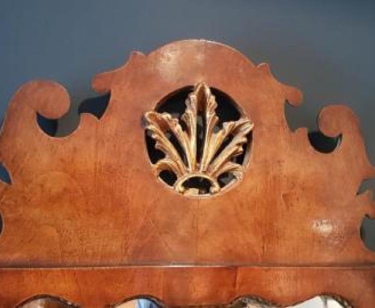 Walnut and Parcel Gilt Mirror - Image 3