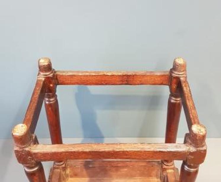 George II Oak Joint Stool - Image 6