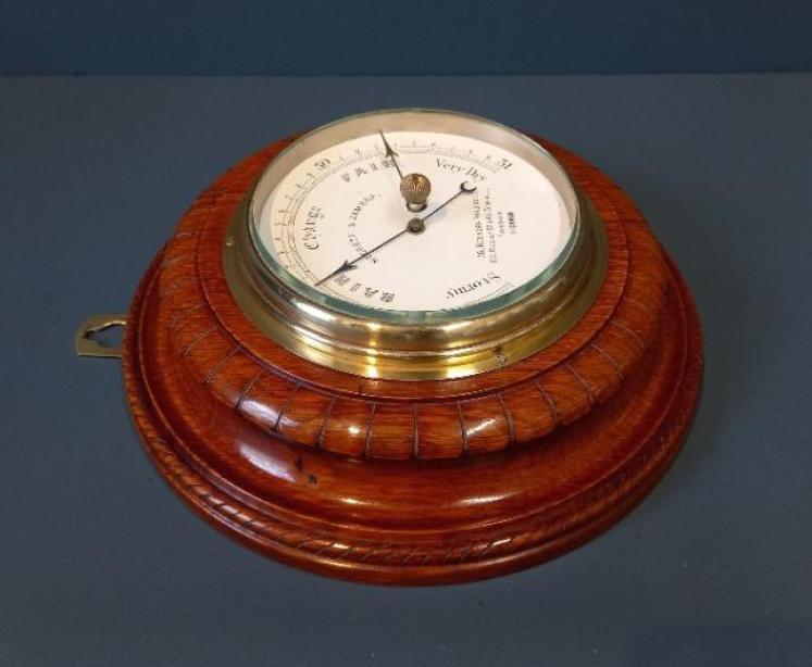 Superb Victorian Negretti & Zambra Barometer - Image 6