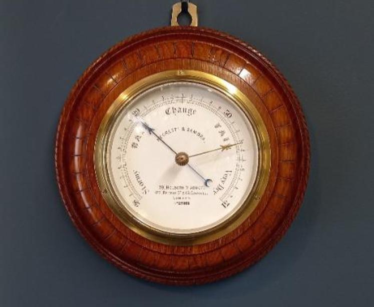 Superb Victorian Negretti & Zambra Barometer - Image 7