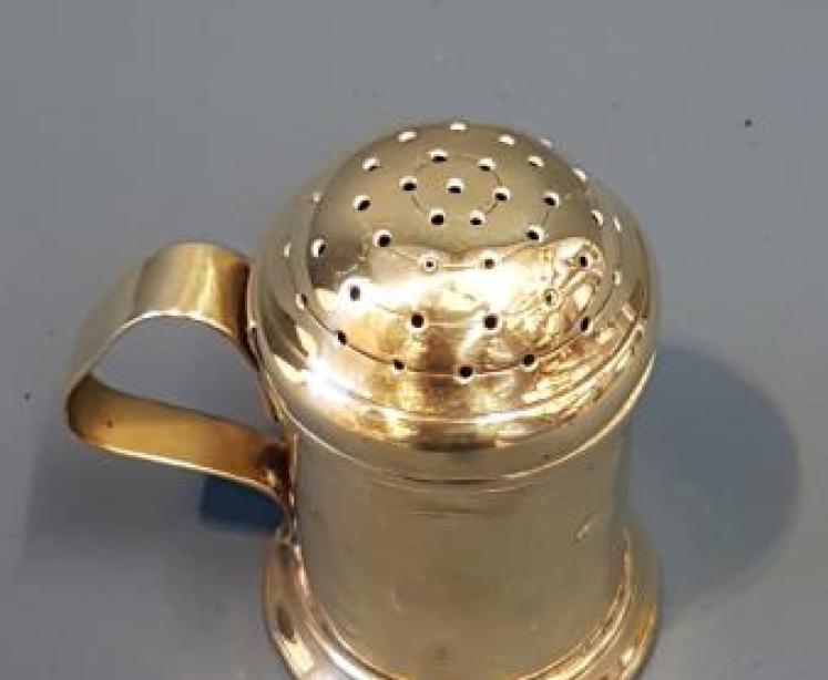 George III Brass Flour Sifter  - Image 2