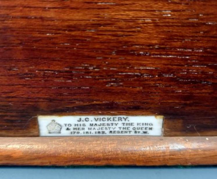 Edwardian Sheraton Inlaid Waterfall Letter Rack - Image 5