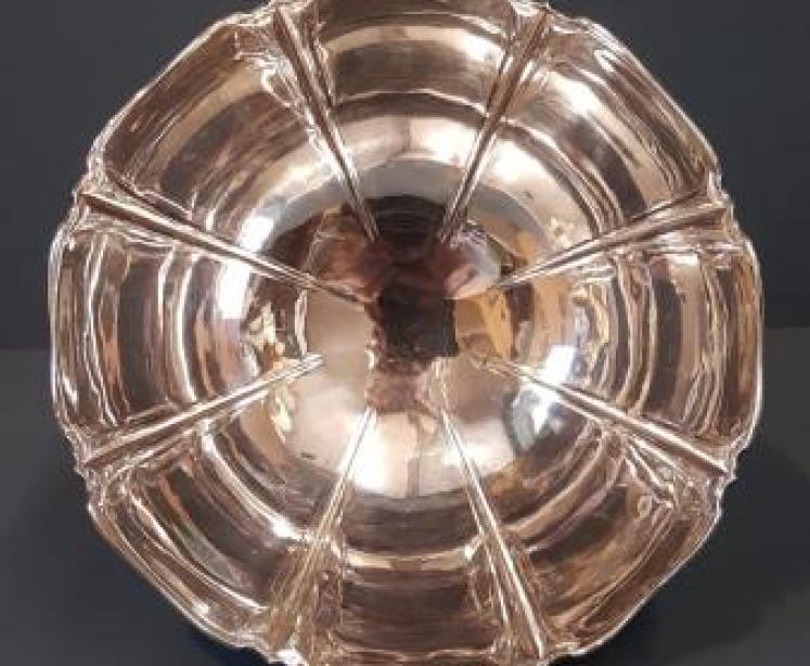 Large Edwardian Solid Silver Bowl - Image 5