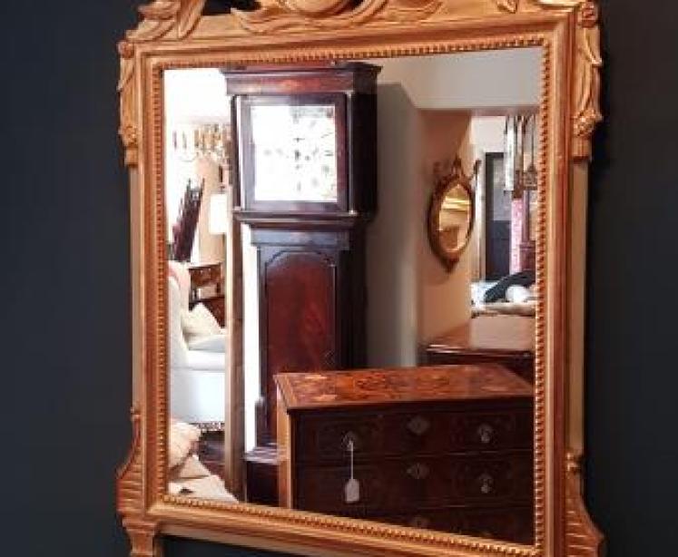 Edwardian Timber Gilt Mirror  - Image 6