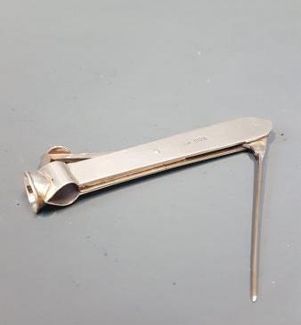 George V Silver Cigar Cutter and Piercer