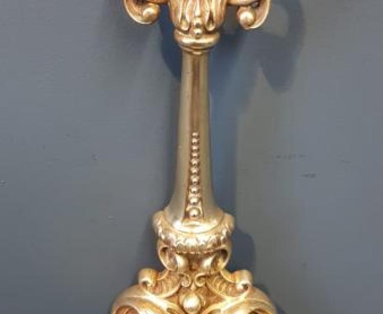 Victorian Cast Brass Door Stop by Tonks - Image 3