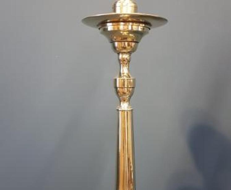 Pair of Extra Large Victorian Brass Candlesticks - Image 5