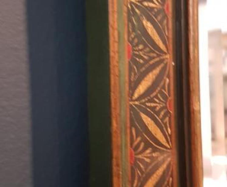 Edwardian Green Chinoiserie Mirror - Image 5