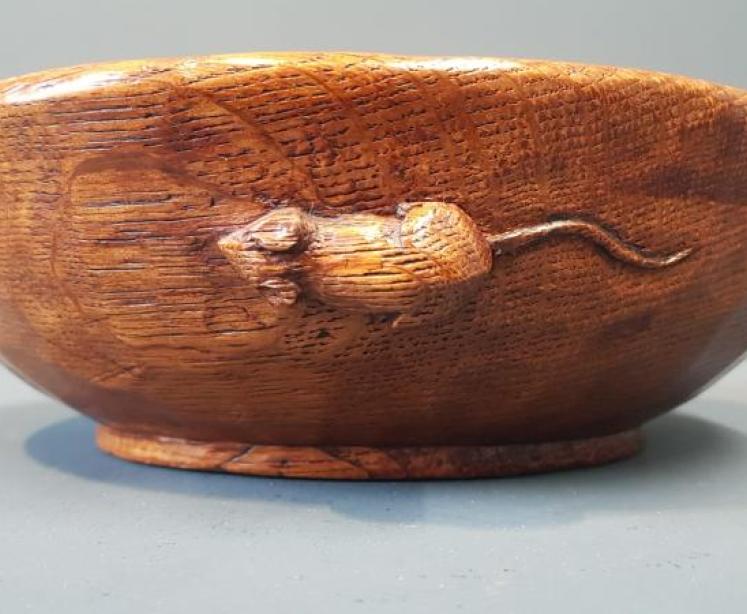 1930`s Thompson`s of Kilburn Mouseman Bowl - Image 3