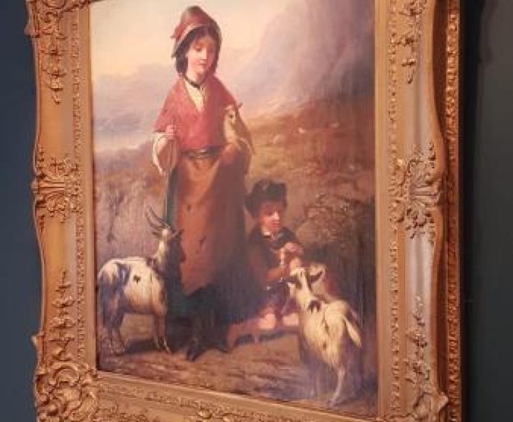 Oil on Canvas by Chester Wilson 'The Goat Herder's Daughter' - Image 6