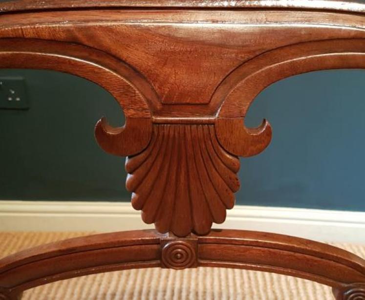 William IV Mahogany Desk Chair  - Image 3