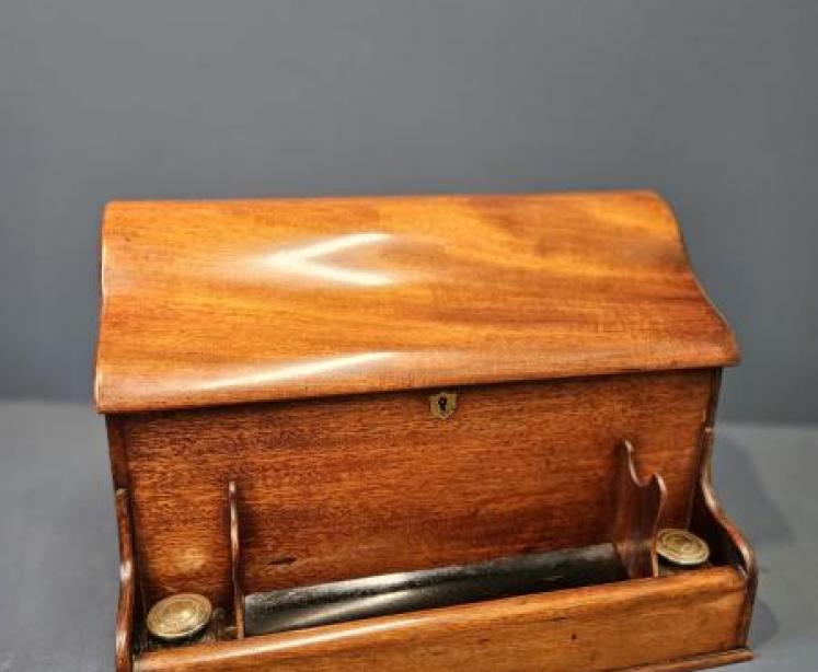Victorian Mahogany Letter Rack - Image 1