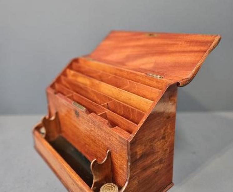 Victorian Mahogany Letter Rack - Image 2