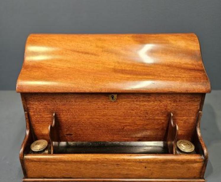 Victorian Mahogany Letter Rack - Image 5