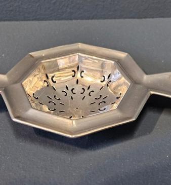 George V Silver Tea Strainer