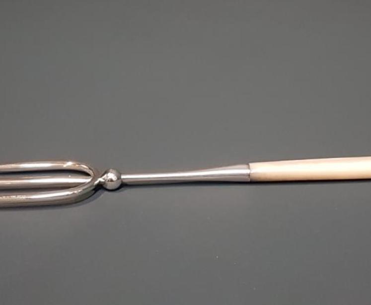 Victorian Silver and Mother of Pearl Bread Fork - Image 6