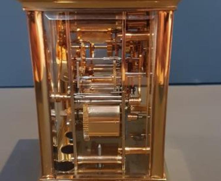 Fine Quality Gilt Brass Striking Carriage Clock - Image 6