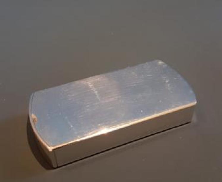 Unusual Victorian Silver Snuff Drawer - Image 7