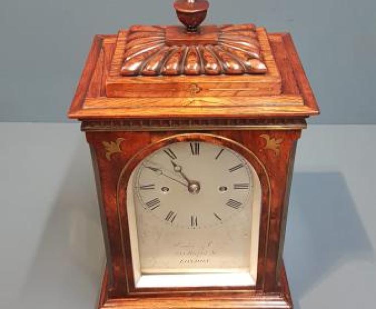 Regency Miniature Double Fusee Bracket Clock - Image 4