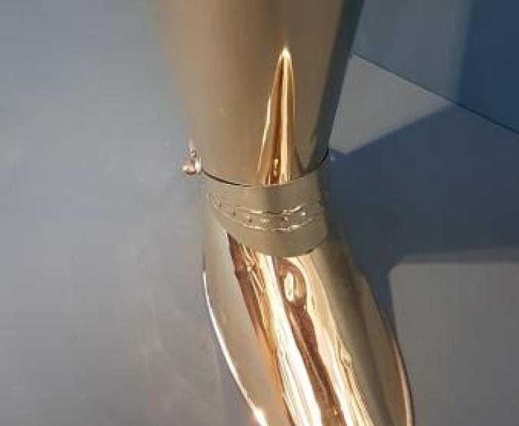 Unusual 1920's Brass Boot Stick Stand - Image 6