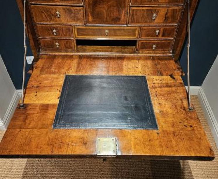 William and Mary Period Walnut Escritoire - Image 2