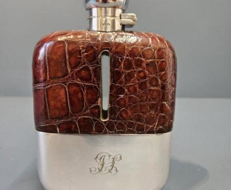 Dixon Sheffield Hip Flask - Image 1