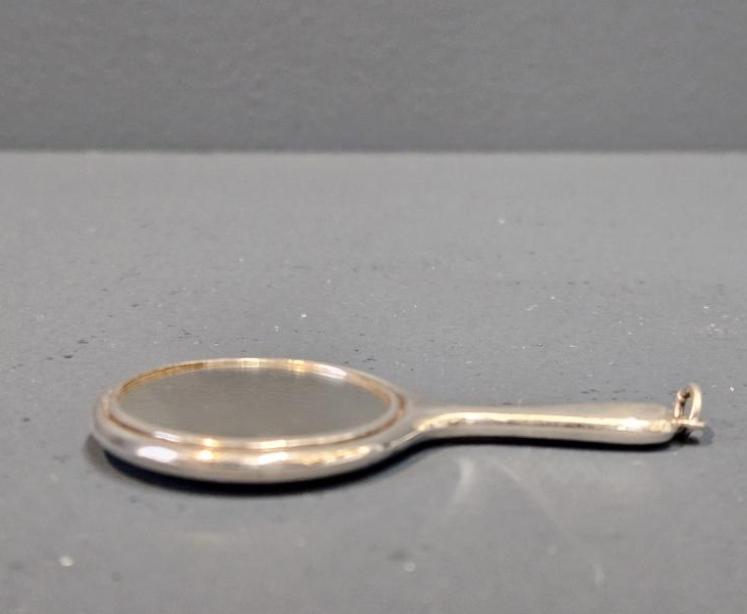 George V Silver Flirting Mirror - Image 2