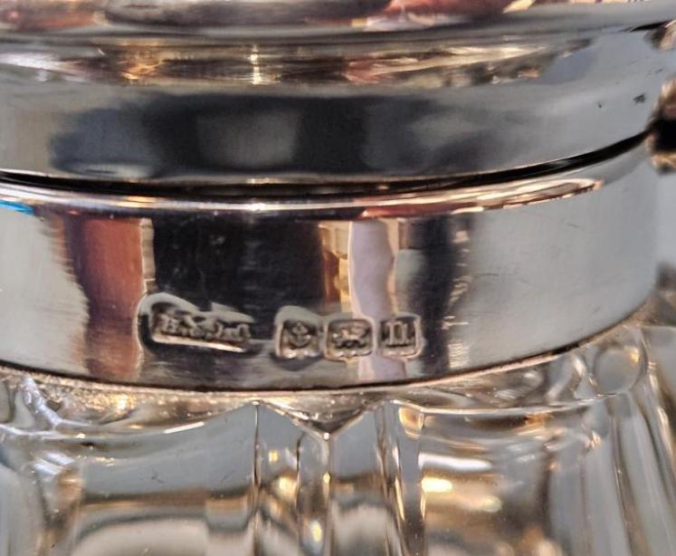 Immaculate Silver and Enamel Ink Well - Image 4