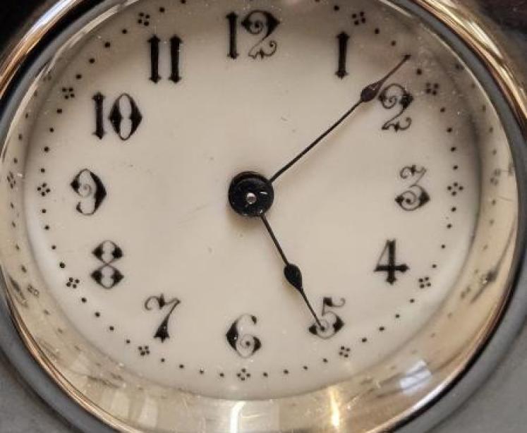 Victorian Silver Carriage Clock - Image 3