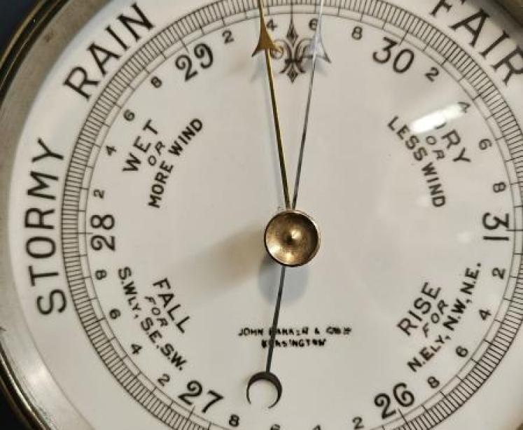 Barkers Kensington Bulk Head Barometer - Image 5