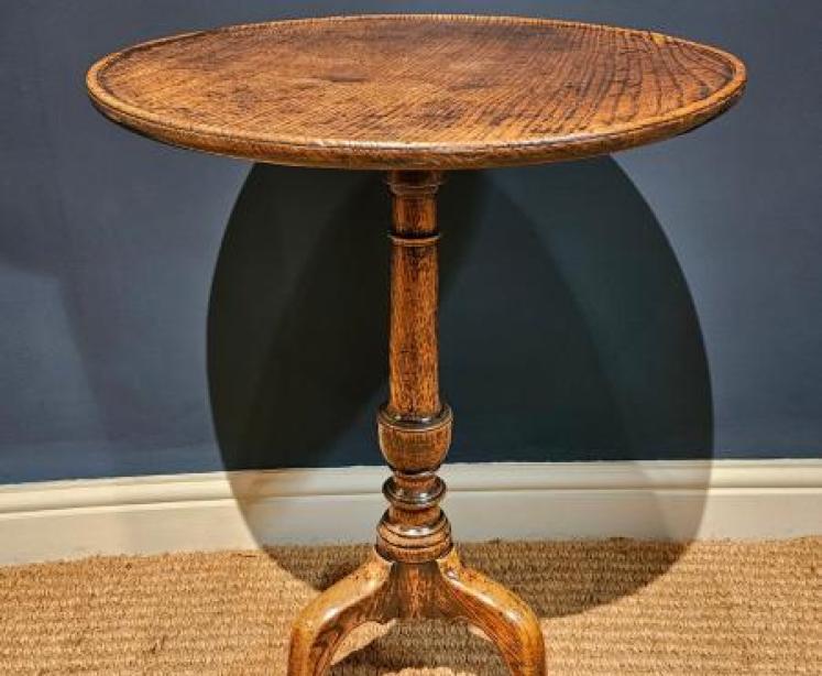 George II Ash Tripod Table - Image 2