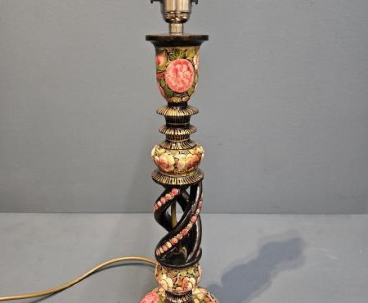 Edwardian Kashmiri Table Lamp - Image 3