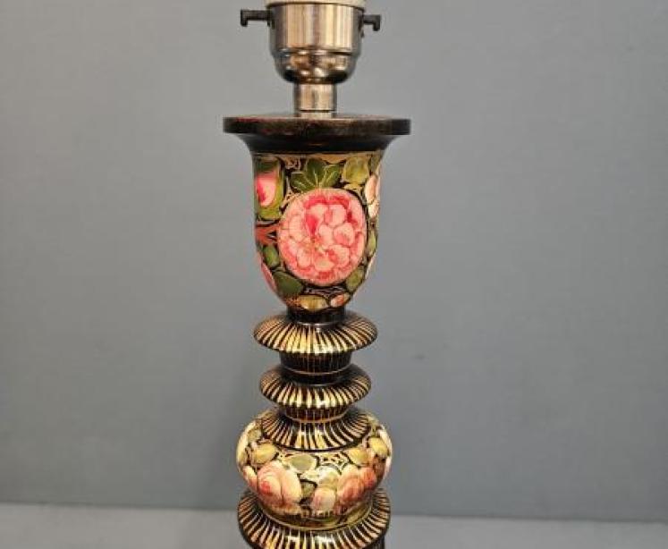 Edwardian Kashmiri Table Lamp - Image 4