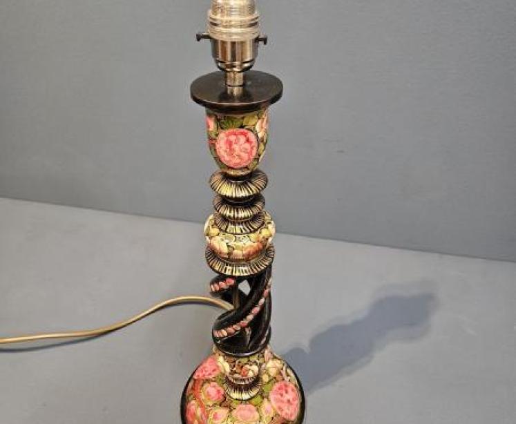 Edwardian Kashmiri Table Lamp - Image 5
