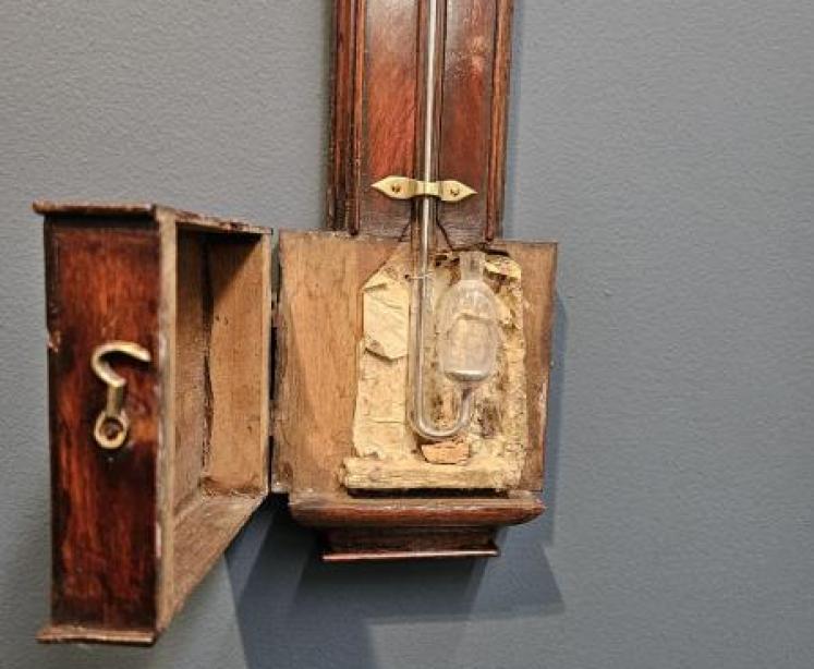 Georgian William Moon London Stick Barometer - Image 4