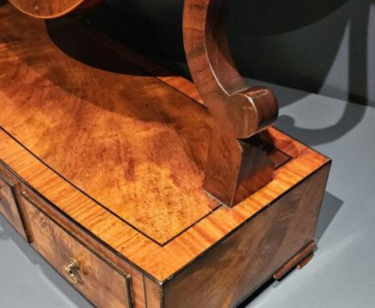 Georgian Mahogany Toilet Mirror - Image 5