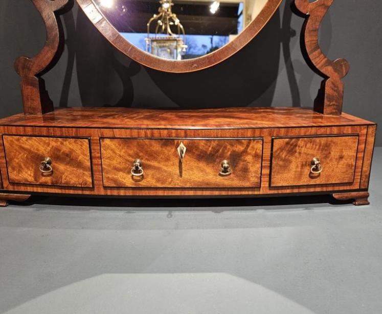 Georgian Mahogany Toilet Mirror - Image 6