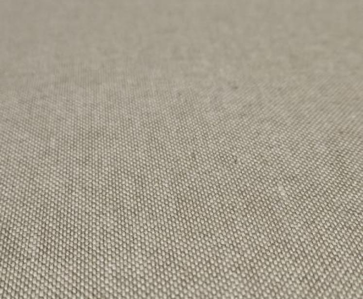 Matching Pair of Victorian Linen Covered Sofas - Image 3