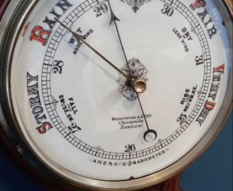 Mid Victorian Benetfink of London Banjo Barometer - Image 5