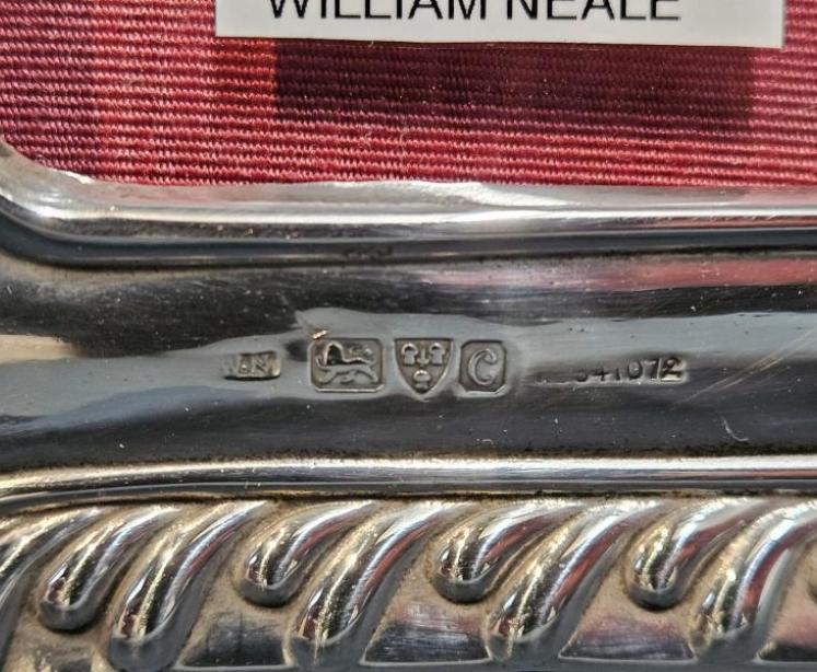 Large Edwardian Silver Photo Frame - Image 5