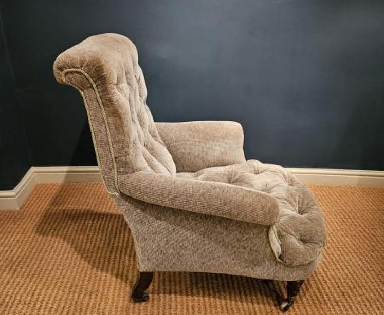 Howard and Sons Victorian Armchair - Image 2