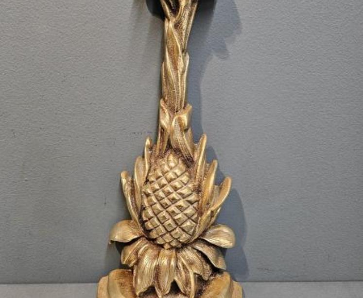 Victorian Brass Pineapple Door Stop - Image 7