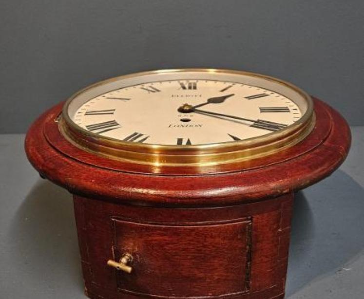 Elliott GPO Single Fusee Wall Clock - Image 4