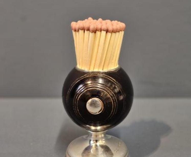 Sampson Mordan Bowling Ball Match Holder - Image 1