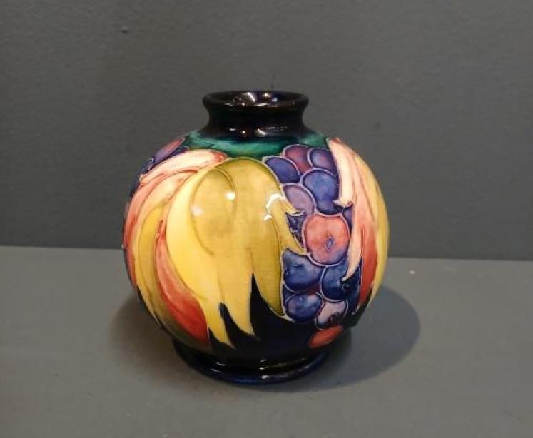 Moorcroft Leaf & Berries Globular Vase - Image 2