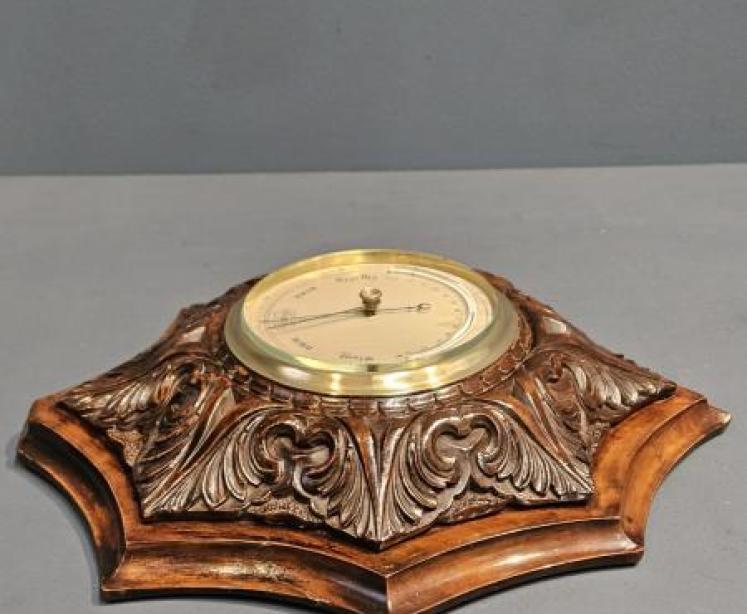 Early Victorian Marine Barometer in Rococo Case - Image 2