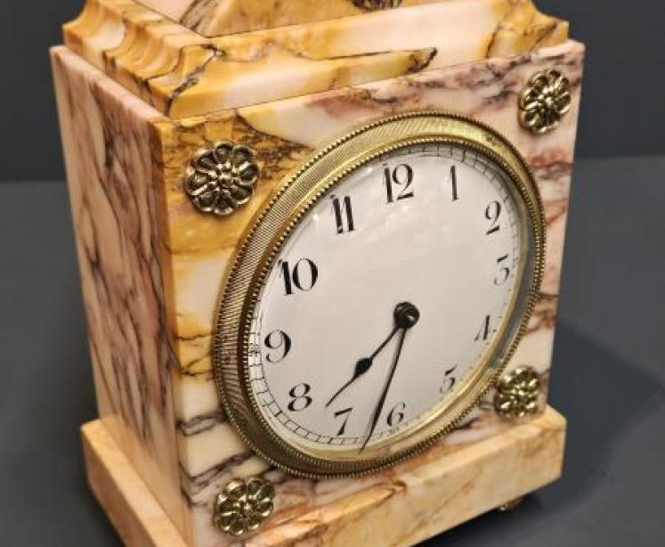 Victorian Marble Mantel Clock - Image 2
