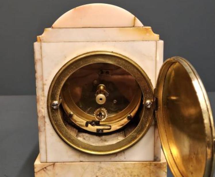 Victorian Marble Mantel Clock - Image 5