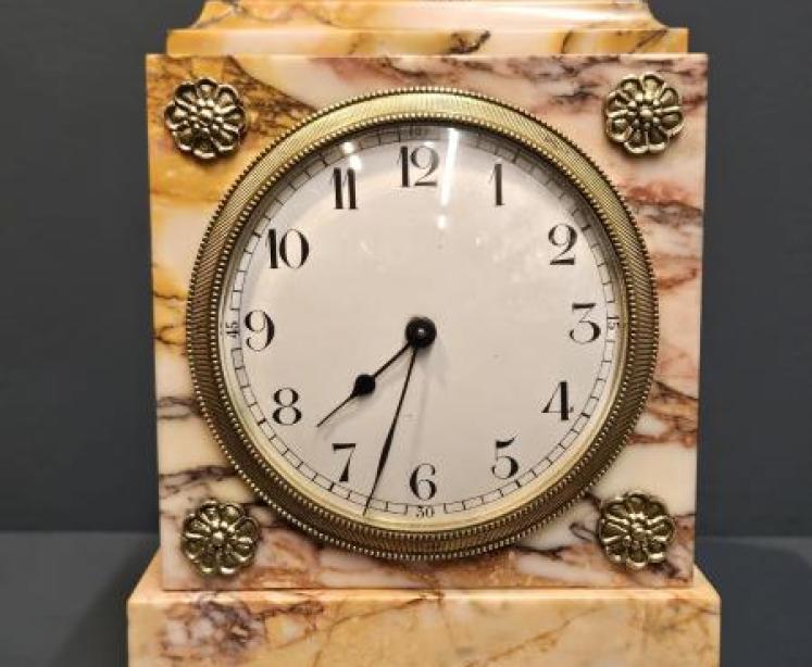Victorian Marble Mantel Clock - Image 6