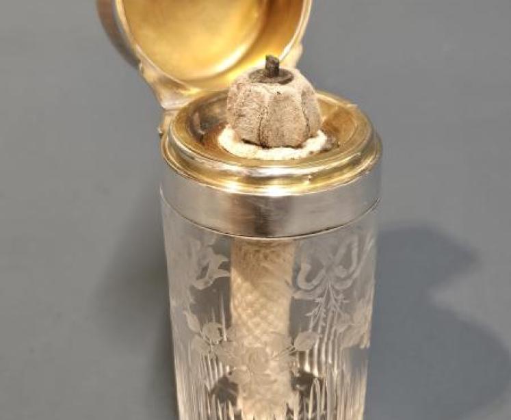 Rare Edwardian Silver and Enamel Room Atomiser - Image 2